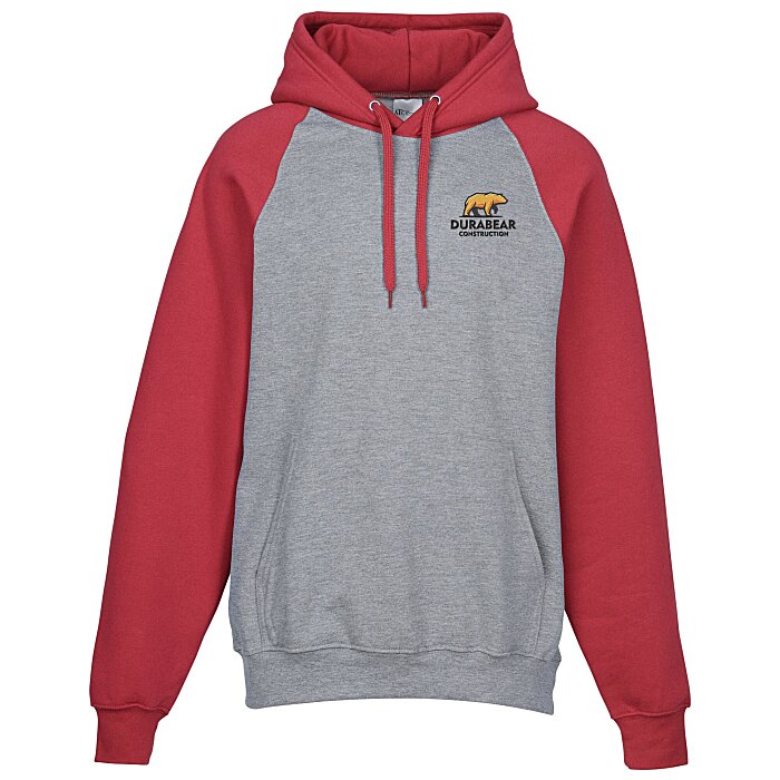 4imprint.ca: Everyday Fleece Two-Tone Hooded Sweatshirt - Embroidered ...