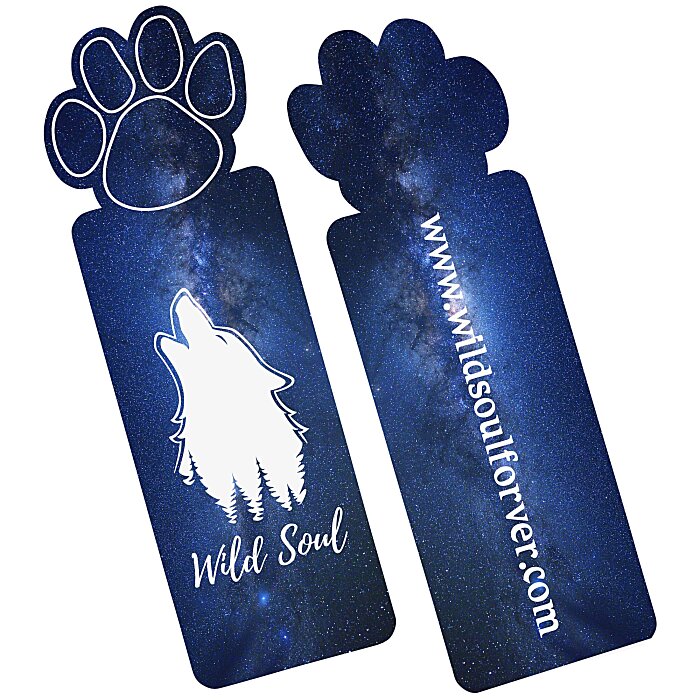 4imprint.ca Full Colour Paper Bookmark Paw C127572P