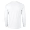 View Image 2 of 2 of Gildan Ultra Cotton LS T-Shirt - Embroidered - White