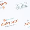 View Image 3 of 3 of Souvenir Designer Sticky Note - 3" x 4" - Stripes - 25 Sheet