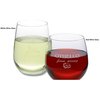 View Image 2 of 2 of Stemless White Wine Glass Set - 17 oz.