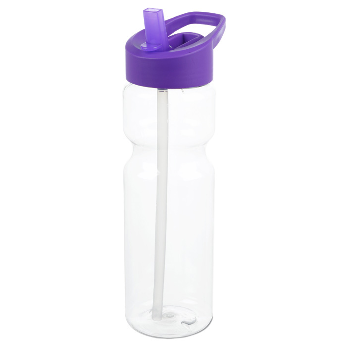 flip lid water bottle with straw
