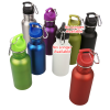 View Image 3 of 3 of Wide Mouth Matte Stainless Sport Bottle - 24 hr