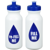 View Image 3 of 3 of Value Sport Bottle with Push Pull Cap - 20 oz. - Fill Me