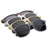 View Image 2 of 2 of Risky Business Sunglasses - Fashion Wood Grain