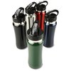 View Image 2 of 3 of Clear Spout Stainless Steel Bottle - 16 oz.