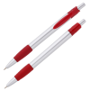 View Image 2 of 3 of Simplistic Grip Pen - Silver