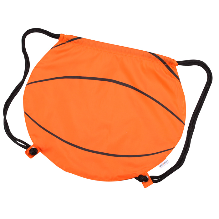 4imprint.ca Game Time! Basketball Drawstring Backpack C114806BK