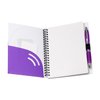 View Image 3 of 4 of Curvy Top Notebook with Pen
