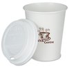 View Image 2 of 2 of Paper Hot/Cold Cup - 10 oz. with Traveler Lid