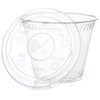 View Image 2 of 2 of Compostable Clear Cup with Straw Slotted Lid - 9 oz.