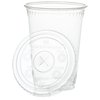 View Image 2 of 2 of Compostable Clear Cup with Straw Slotted Lid - 10 oz.
