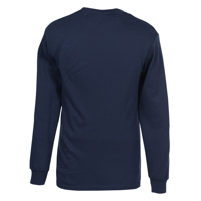 4imprint.ca: Gildan Heavy Cotton LS T-Shirt - Men's - Embroidered ...