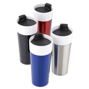 4imprint.ca: Glossy Stainless Ceramic Tumbler - 16 oz. - Closeout ...