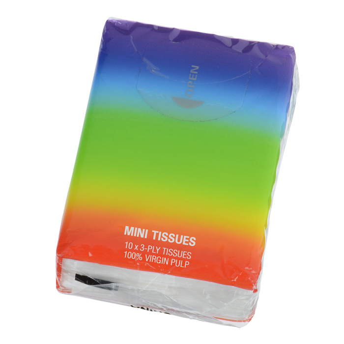 4imprint.ca: Small Tissue Packet - Rainbow C127662-RB