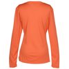 View Image 2 of 3 of Popcorn Knit Performance Long Sleeve Tee - Ladies' - Embroidered