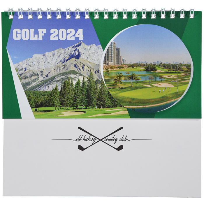 4imprint Ca Golf Courses Desk Calendar C135903