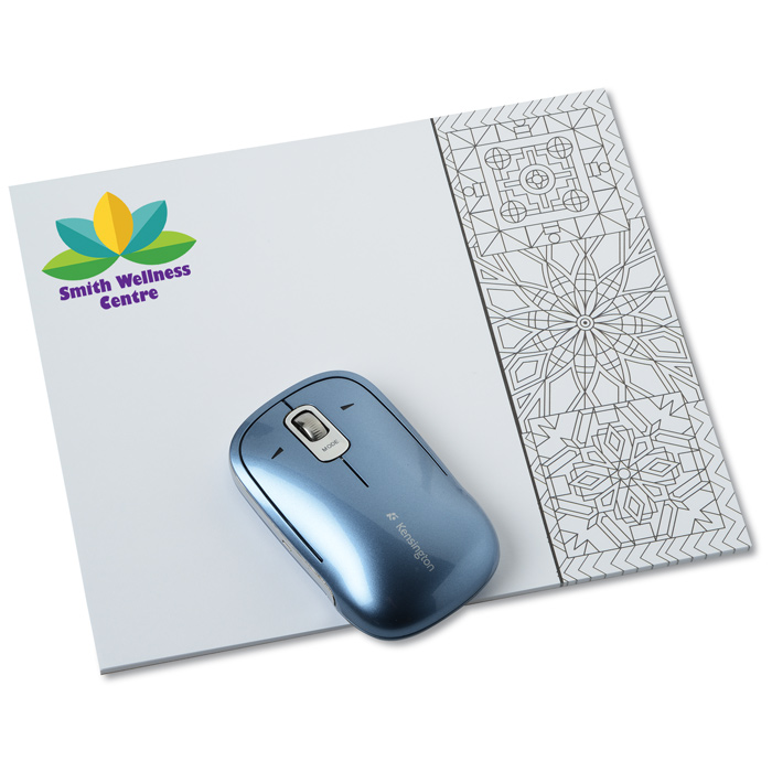 4imprint ca Colour In Paper Mouse Pad Geometric C138099 GEO