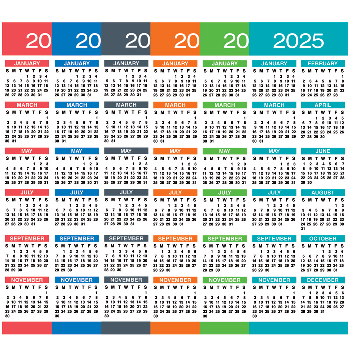 Bookmark Calendar Template - 2020 Monthly Bookmarks Calendar Printable