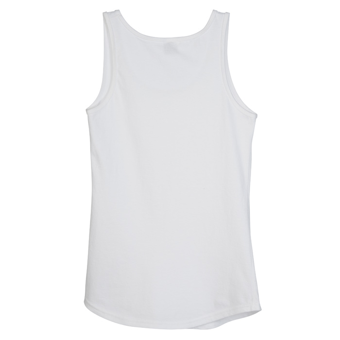 4imprint.ca: Everyday Cotton Tank Top - Ladies' - White - Embroidered ...
