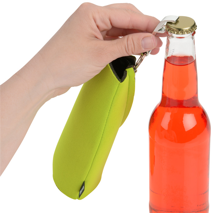 4imprint.ca Zipup Bottle Koozie® Kooler with Opener C142664