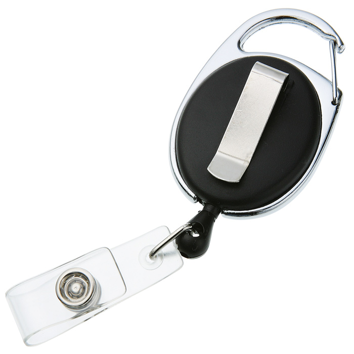 4imprint.ca: Clip-On Retractable Badge Holder with Slide Clip - Opaque ...