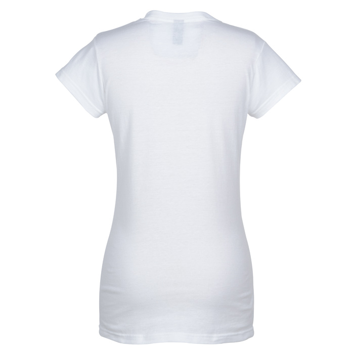 4imprint.ca: M&O Fine Jersey T-Shirt - Ladies' - White - Screen C143380 ...