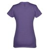 View Image 3 of 3 of M&O Fine Blend V-Neck T-Shirt - Ladies' - Screen