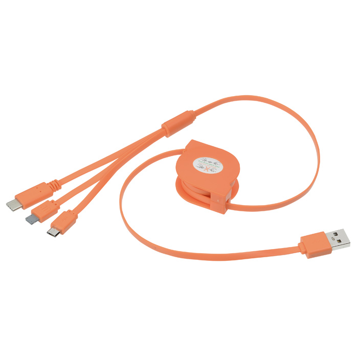 4imprint.ca Retractable Charging Cable with USBC C143992