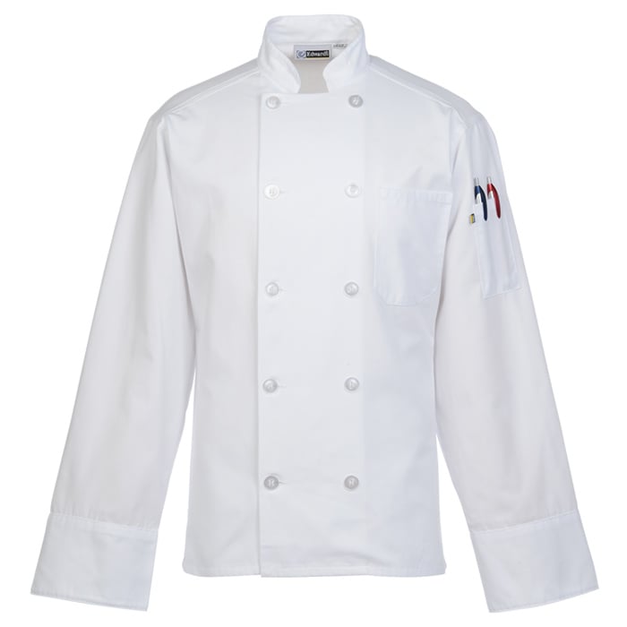 4imprint.ca Ten Button Chef Coat with Mesh Back C144601
