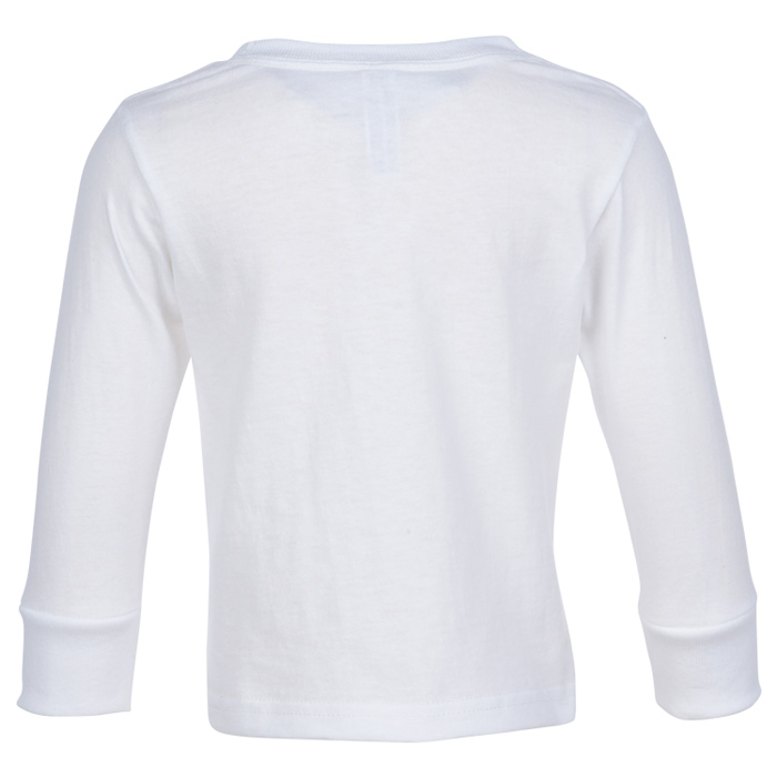 4imprint.ca: Rabbit Skins Jersey Long Sleeve T-Shirt - Toddler - White ...