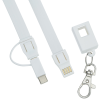 View Image 4 of 6 of Layton Duo Charging Cable Lanyard