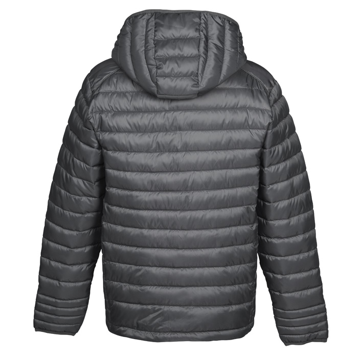 4imprint.ca: Hudson Quilted Hooded Jacket - Men's C147187-M