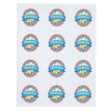 View Image 2 of 2 of Button Sheeted Stickers - Circle - 2-1/4"