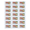View Image 2 of 2 of Button Sheeted Stickers - Rectangle - 1" x 2"