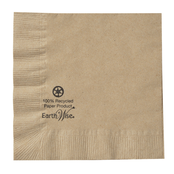 4imprint.ca Kraft Beverage Napkin 2ply Foil C1488362F