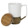 View Image 3 of 4 of Tahoe Tea and Coffee Mug with Lid - 15 oz.