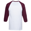 View Image 2 of 3 of Gildan Heavy Cotton 3/4 Sleeve Raglan T-Shirt - Screen