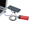 View Image 8 of 9 of Power-Up Wireless Charging Pad with USB Hub
