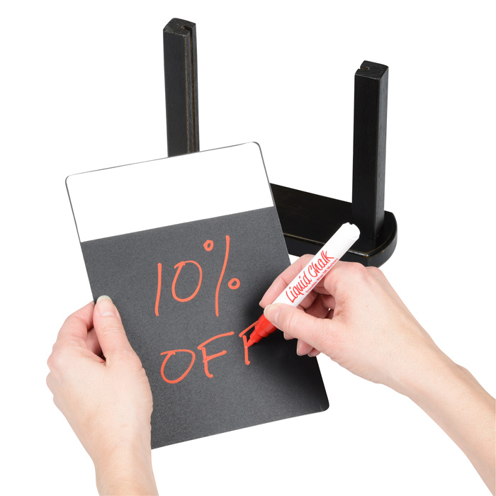 4imprint.ca Tabletop Chalkboard Sign 91/16" x 73/4" C15201698