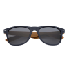 View Image 2 of 3 of Wood Grain Beach Sunglasses - Sides