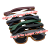 View Image 3 of 3 of Wood Grain Beach Sunglasses - Front