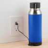 View Image 3 of 9 of Carter Vacuum Bottle with Wireless Charger/Power Bank - 22 oz.