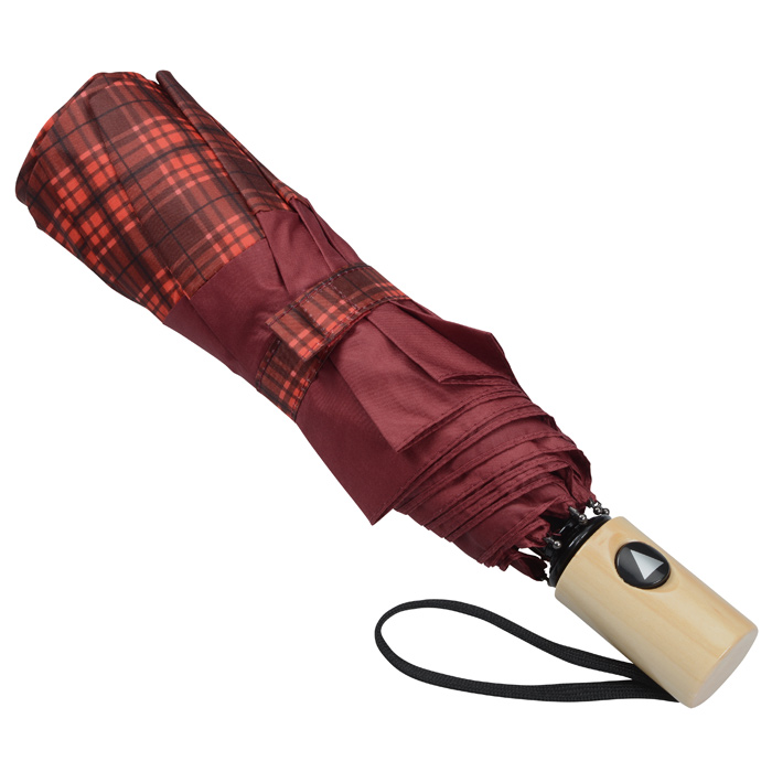 4imprint.ca: Auto Open Plaid Folding Umbrella - 42" C154994