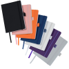 View Image 2 of 2 of Vienna Satin Touch Soft Cover Notebook - Debossed