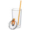 View Image 3 of 4 of Glass Tumbler with Straw - 20 oz.
