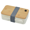 View Image 4 of 7 of Bento Box with Bamboo Cutting Board Lid