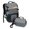 View Image 3 of 7 of Arctic Zone Repreve Backpack Cooler with Waist Bag