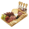 View Image 4 of 4 of 5-Piece Magnetic Bamboo Cheese Board Set