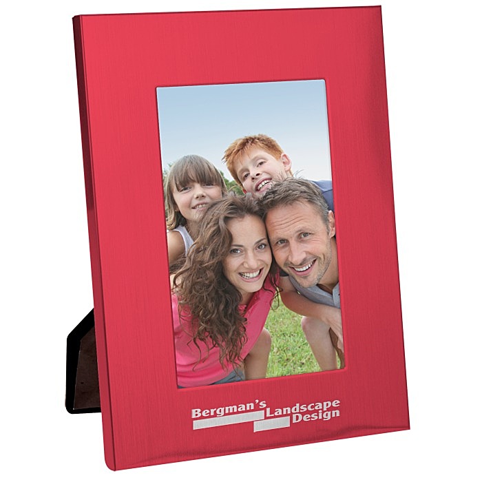 4imprint.ca Colourful Brushed Aluminum Frame 4" x 6" C121032